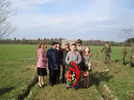 Памятник воинам-ополченцам у деревни Акколово, фотография 2