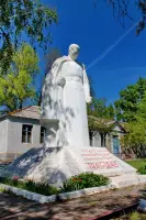 Братская могила, памятник павшим воинам - хутор Николовка, Милютинского района, Ростовская область, фотография 3