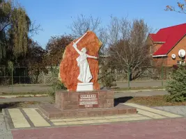 Памятник в Сталинградском сквере - город Цимлянск, Ростовская область