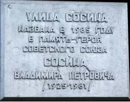 Улица Сосина