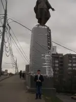 Мост "Триумф Победы" - путепровод на Ленинградском шоссе в Москве, фотография 2