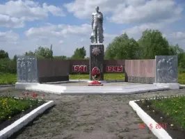 Памятник павшим землякам в д. Бычки