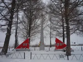 Памятник погибшим воинам в селе Муханово