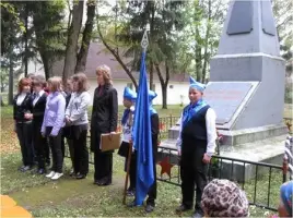 Обелиск в селе Токарево