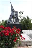 Памятник павшим воинам - станица Малая Лучка, Дубовский район, Ростовская область