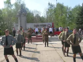 Мемориальный комплекс "Слава героям", посвященный землякам, погибшим в Великой Отечественной войне 1941-1945 гг, фотография 4