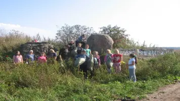 Дот воинов-ополченцев 265 артпульбата напротив п. Русско-Высоцкое, фотография 3