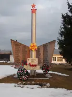 Обелиск односельчанам в деревне Наговье Торопецкого района