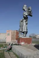Мемориал павшим воинам — хутор Поперечный, Котельниковский район, Волгоградская область, фотография 2