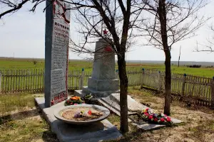 Братская могила-мемориал - хутор Небыков, Котельниковский район, Волгоградская область, фотография 4