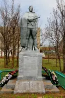 Братская могила ВОВ - поселок Равнинный, Котельниковский район, Волгоградская область, фотография 4