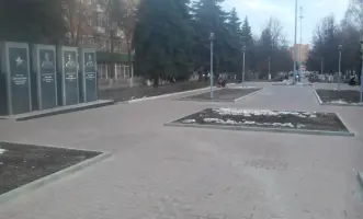 Обелиск Славы воинам-домодедовцам, погибшим в годы Великой Отечественной войны с вечным огнём, фотография 4