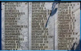 Братская могила воинов ВОВ - поселок Зимовники