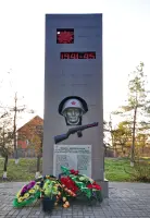 Памятник павшим воинам-односельчанам - хутор Красный Луч, Октябрьский район, Ростовская область