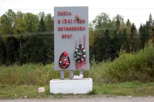 Памятный знак павшим в боях за высоту у реки Яндеба, фотография 5
