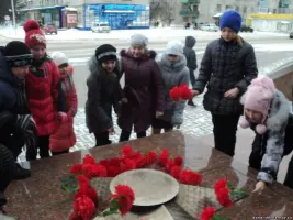 Мемориал памяти воинов – земляков. Памяти павших воинов 1941-1945 г. Заводоуковск Тюменской области