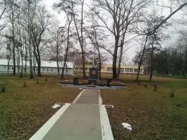 Братская могила, Курский район, деревня Халино, фотография 3
