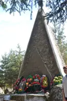Памятник штабу 2-ой Ленинградской Партизанской Бригады под командованием Героя Советского Союза Николая Григорьевича Васильева