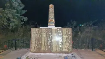 Обелиск в деревне Юрово