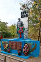 Мемориал павшим воинам ВОВ - поселок Знаменка, Морозовский район, Ростовская область