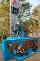 Мемориал павшим воинам ВОВ - поселок Знаменка, Морозовский район, Ростовская область, фотография 4