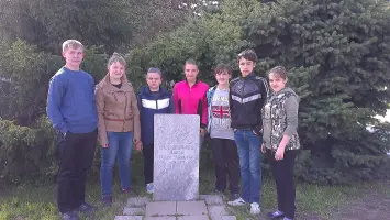 Памятная плита полного кавалера ордена Славы И.М. Калиничева