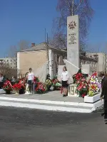 Обелиск павшим волчанцам в годы Великой Отечественной войны, фотография 2