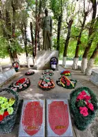 Мемориал - братская могила воинов Сталинградской битвы - хутор Лысов, Суровикинский район, Волгоградская область, фотография 5