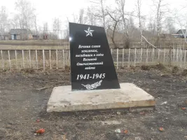 «Вечная слава землякам, погибшим в годы Великой Отечественной войны 1941−1945»