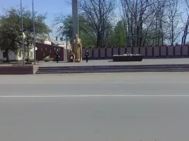 Мемориал воинам — балахнинцам на Комсомольской площади, НиГРЭС, фотография 3