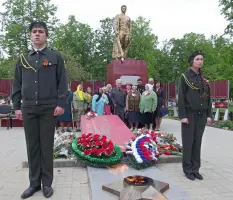 Памятник воинской славы в селе Ломово Корочанского района Белгородской области