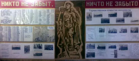 Помним их имена. Стенды, фотографии