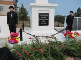 Памятник-обелиск воинам -землякам с. Корсаково