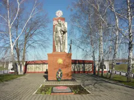 Памятник воину-освободителю, с. Лесное Уколово Красненского района Белгородской области