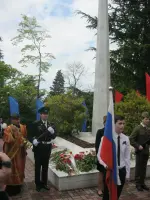 Братская могила на «Горке Героев» в поселке Лазаревское, фотография 2