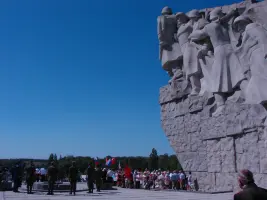 Первый камень в строительство Народного военно-исторического музейного комплекса «Самбекские высоты», фотография 2