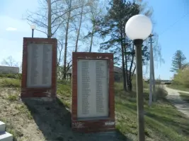 Памятник воинам-землякам, погибшим в годы Великой Отечественной войны, Станция Озёрки Тальменского района Алтайского края, фотография 3