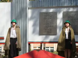 Обелиск в память погибшим воинам в Великую Отечественную войну