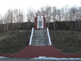 Обелиск в честь освобождения Печенгского района от немецко-фашистских войск в посёлке 19 км, фотография 2