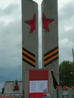 Памятник-стела, Удмуртская Республика, Сарапульский район, с. Октябрьский