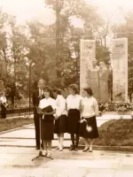 Памятник погибшим в годы ВОВ, станция Тюлькубас