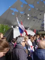Памятник летчикам 108-го Гвардейского штурмового авиационного ордена Суворова полка., Россия, Москва, Жулебинский бульвар