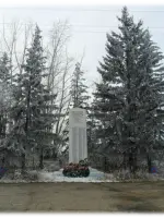 Памятник односельчанам, не вернувшимся с войны, Россия, Забайкальский край, Петровск-Забайкальский район, поселок городского типа Тарбагатай
