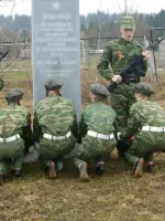 Обелиск "Землякам участникам Великой Отечественной войны и труженикам тыла вечная слава от благодарных потомков", Россия, Пермский край, Лысьвенский городской округ, поселок Кормовище