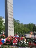 Мемориал памяти построен в честь погибших героев, Россия, Нижегородская область, Богородский район