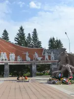 Мемориал, посвященный павшим в ВОВ, город Рубцовск, Алтайский край, Россия