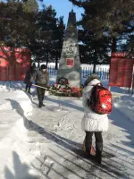 Обелиск землякам, погибшим в годы Великой Отечественной войны, Россия, Омская область, Седельниковский район, поселок Кейзес, Советская улица
