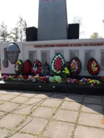 Памятник воинам, погибшим на фронтах Великой Отечественной войны, Россия, Томская область, Первомайский район, село Комсомольск, Железнодорожная улица
