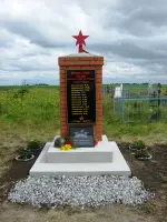 Памятник погибшим в годы Великой Отечественной войны жителям деревни Гришковка Одесского района Омской области., Россия, Омская область Одесский район д. Гришковка (бывшая)