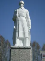 Памятник Неизвестному солдату, монумент павшим и пропавшим без вести во время ВОВ, стела в честь Победы., Россия, Республика Татарстан, Атнинский район